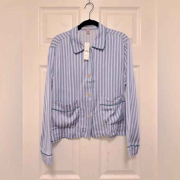 J.Crew Soft-Shine Long Sleeve Pajama Pant Set - Picture 4 of 12